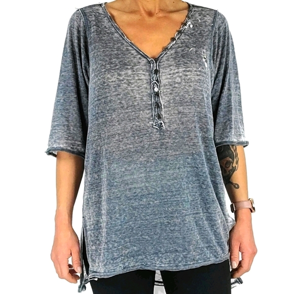 We the Free Long Sleeve Henley Size X Small - Picture 3 of 7